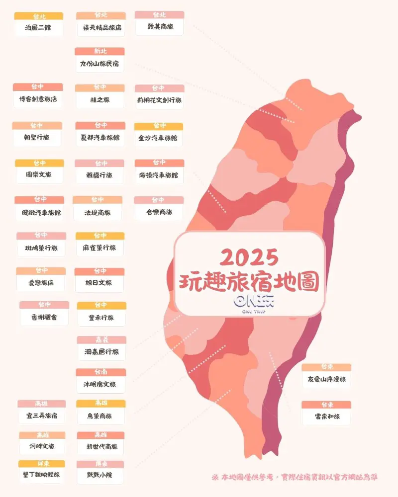 到台中旅遊，你是不是也為了找住宿而傷透腦筋呢？從熱鬧的市區到充滿文創氛圍的文創旅店，甚至是適合親子同樂的住宿，台中住宿的選擇實在太多了！這篇文章為你精選了11家不踩雷的住宿清單，涵蓋了大家最常搜尋的西屯區、北區、一中商圈、台中火車站，讓你輕鬆找到最適合自己的落腳處。不論你是想在熱鬧的商圈逛到腳痠，還是希望找到一間高CP值的台中旅店，都能在這裡找到滿意的答案。
